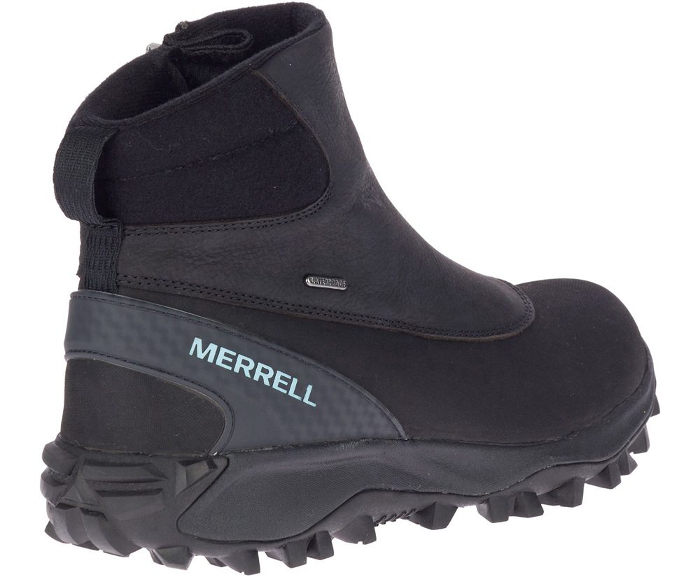 Botas Mujer - Merrell Thermo Kiruna Mid Zip Waterproof - Negras - ZPVC-14903